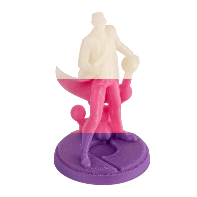 PolyLite PLA - температуро променящ се цвят от лилав към розов- Polymaker - Image 2